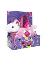 Pelúcia cutie handbags unicórnio rosa multikids - br1711