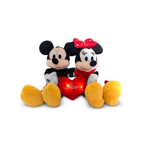 Pelúcia  disney mickey e minnie dia dos namorados  - br2429