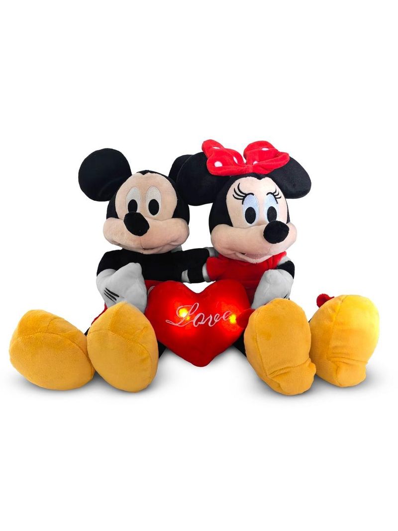 Pelúcia  disney mickey e minnie dia dos namorados  - br2429