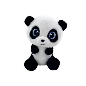 Pelúcia little friends panda benício 30cm multikids - br2229