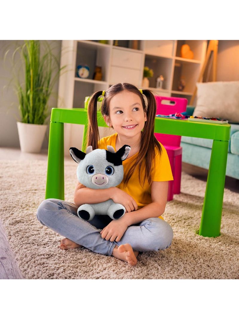 Pelúcia little friends vaquinha cloe 30cm multikids - br2227