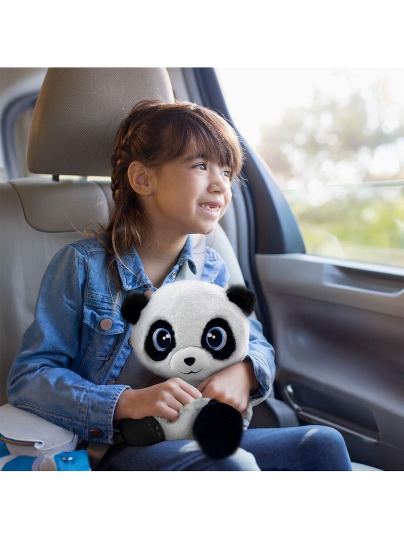 Pelúcia little friends panda benício 30cm multikids - br2229