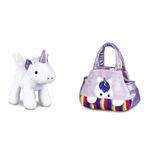 Pelúcia cutie handbags unicórnio roxo multikids - br1712