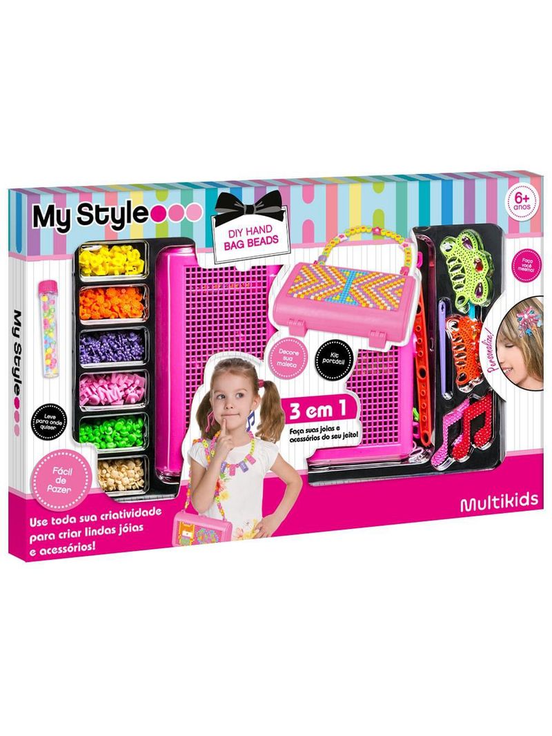 My style diy hand bag beads multikids - br1273