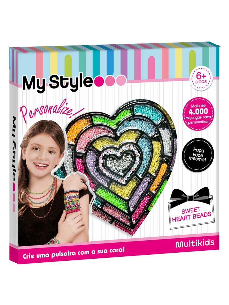 My style sweet heart beads multikids - br1275