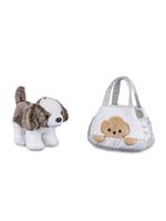Pelúcia cutie handbags beagle prata multikids - br1714
