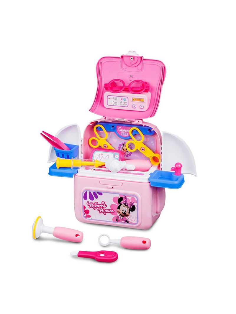 Mochila kit play set minnie médico multikids - br1297
