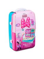 Mochila de atividades da minnie com canetinhas e acessórios multikids - br1588