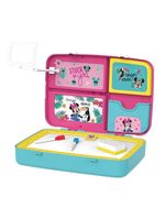 Mochila de atividades da minnie com canetinhas e acessórios multikids - br1588