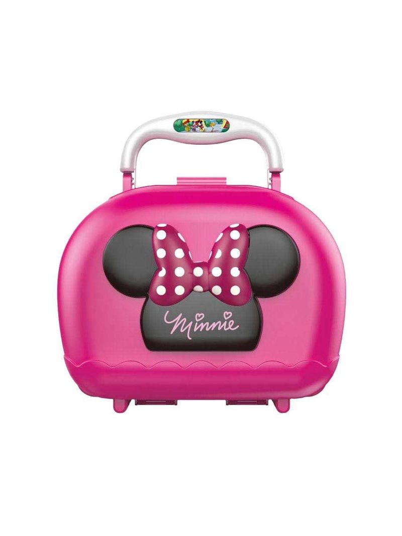 Maleta minnie cabeleireira com 7 acessórios multikids - br1567