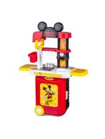 Maleta de viagem mickey cozinha playset 3 em 1 multikids - br1300