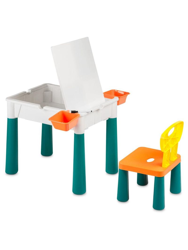 Mesa de atividades cubic com blocos e acessórios 9 em 1 multikids - br1212