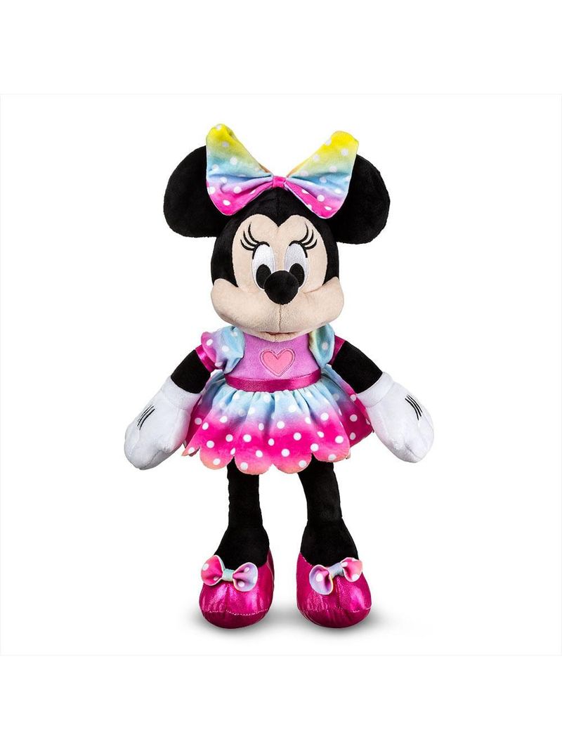 Minnie de pelúcia com mecanismo com luz e som 40cm multikids - br2196