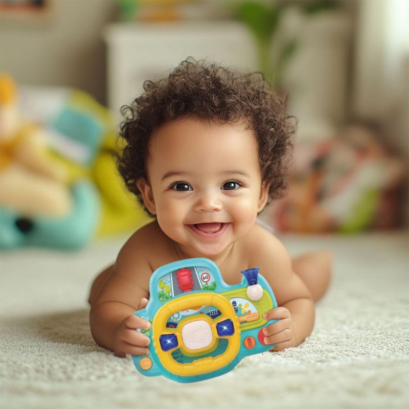 Meu primeiro volante com luz e som primeira infancia multikids - br2173