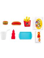 Maleta mickey hamburgueria com 7 acessórios multikids - br1565