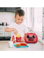 Maleta mickey hamburgueria com 7 acessórios multikids - br1565