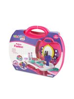Maleta workshop junior fashion com 21 itens rosa multikids - br771