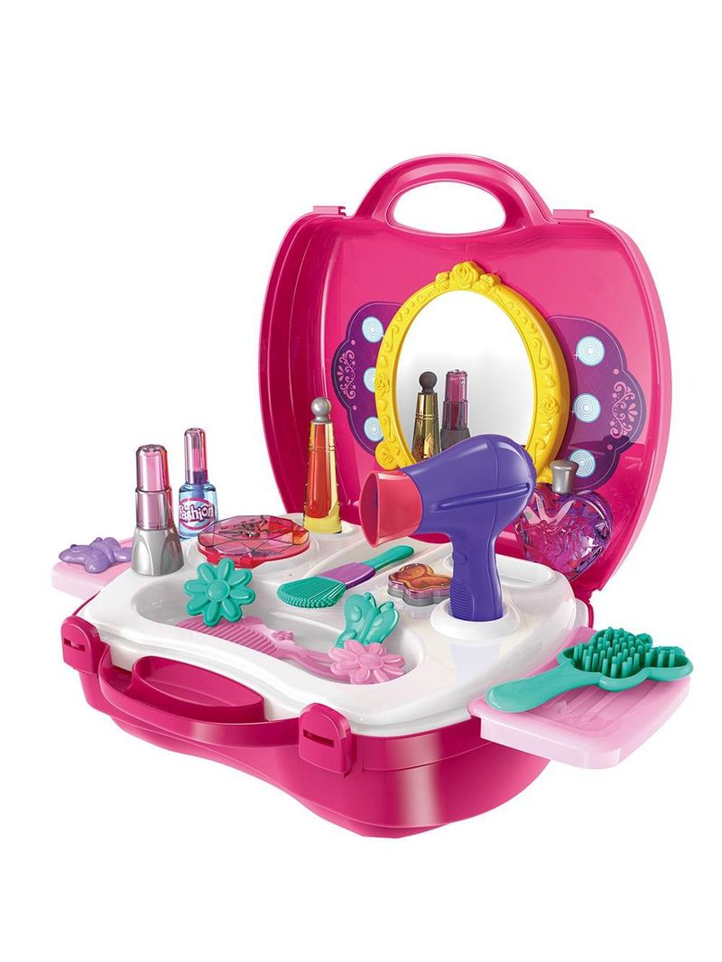 Maleta workshop junior fashion com 21 itens rosa multikids - br771