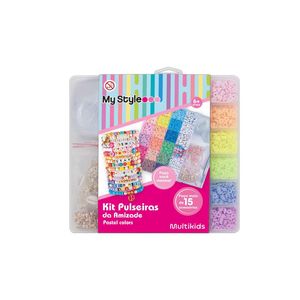 Kit pulseiras da amizade my style faça você mesma multikids - br2313