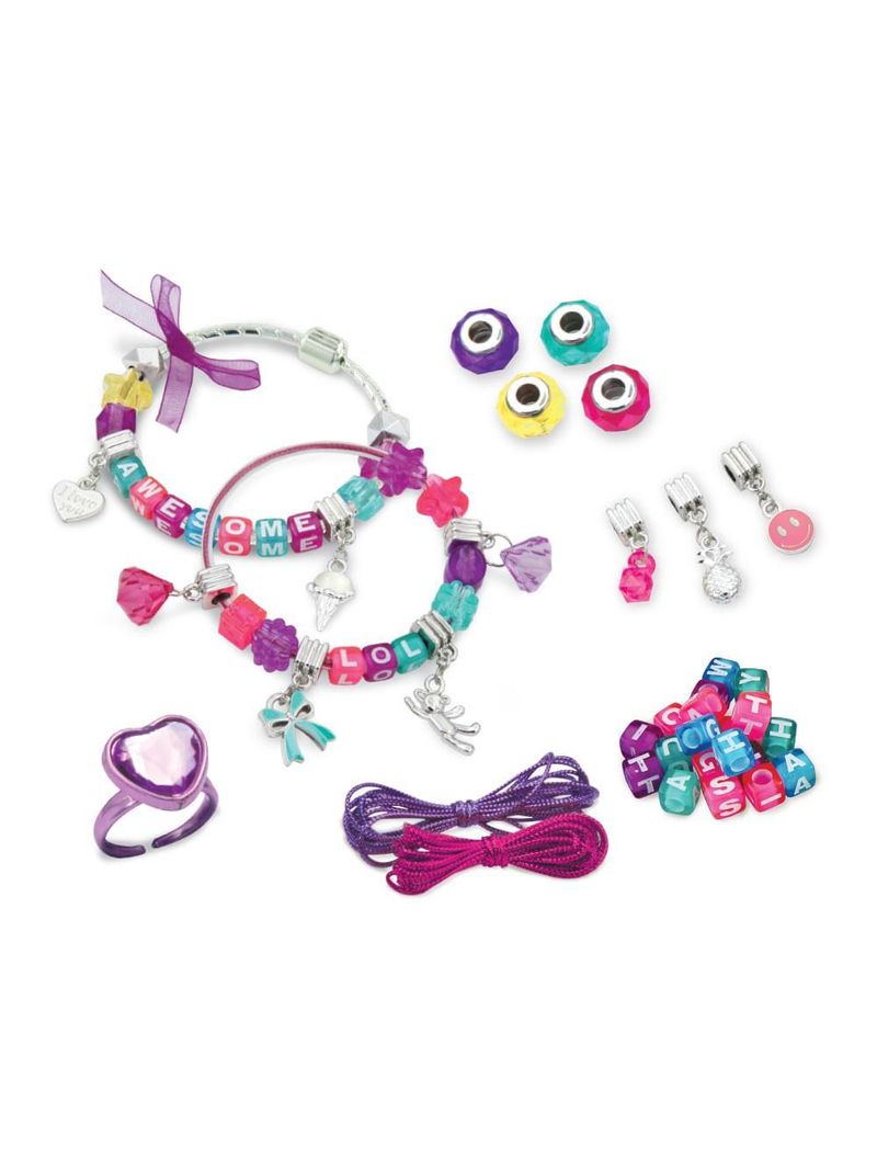 Kit de pulseiras my style deluxe coleção love multikids - br2140