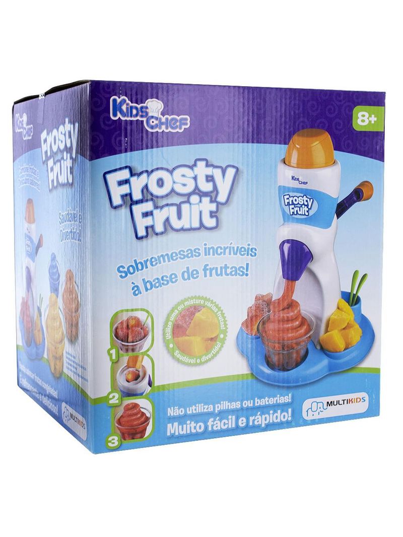 Kids chef frosty fruit com acessórios funcionamento manual indicado para +8 anos multikids - br363