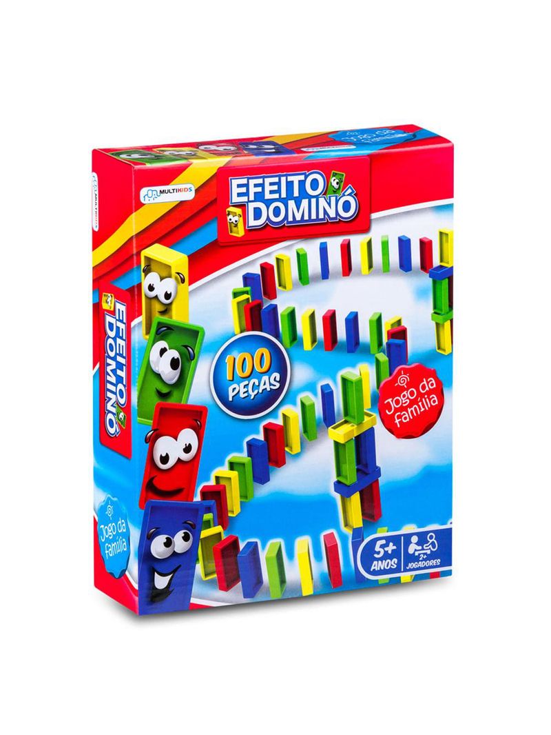 Jogo efeito dominó multikids - br1286