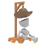 Jogo da forca magnético c/ boneco interativo multikids - br2334