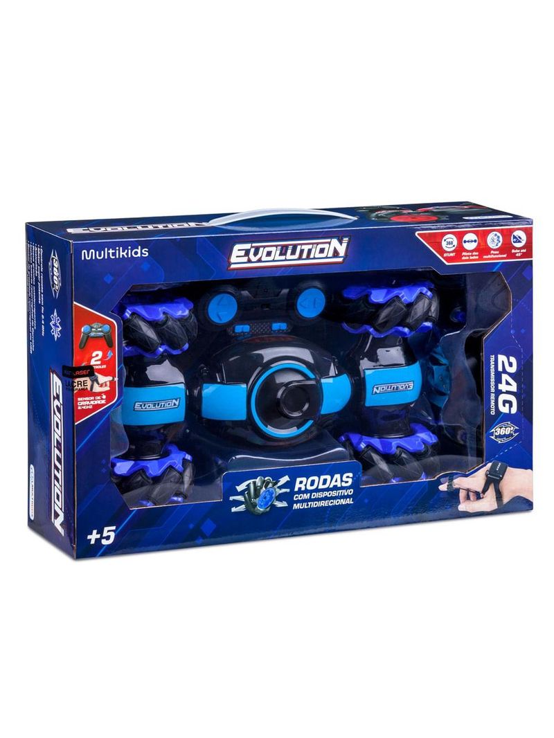 Evolution car r/c torsional azul multikids - br1647