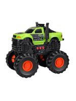 Carro monster truck de brinquedo com som e fricção crush verde multikids - br2234