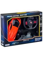 Carrinho racing control raptor laranja multikids - br1337