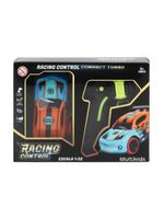 Carrinho de corrida turbo de controle remoto laranja - br2289