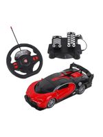 Carrinho racing control spark vermelho e preto multikids - br1338