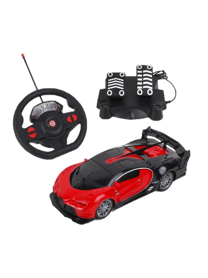 Carrinho racing control spark vermelho e preto multikids - br1338