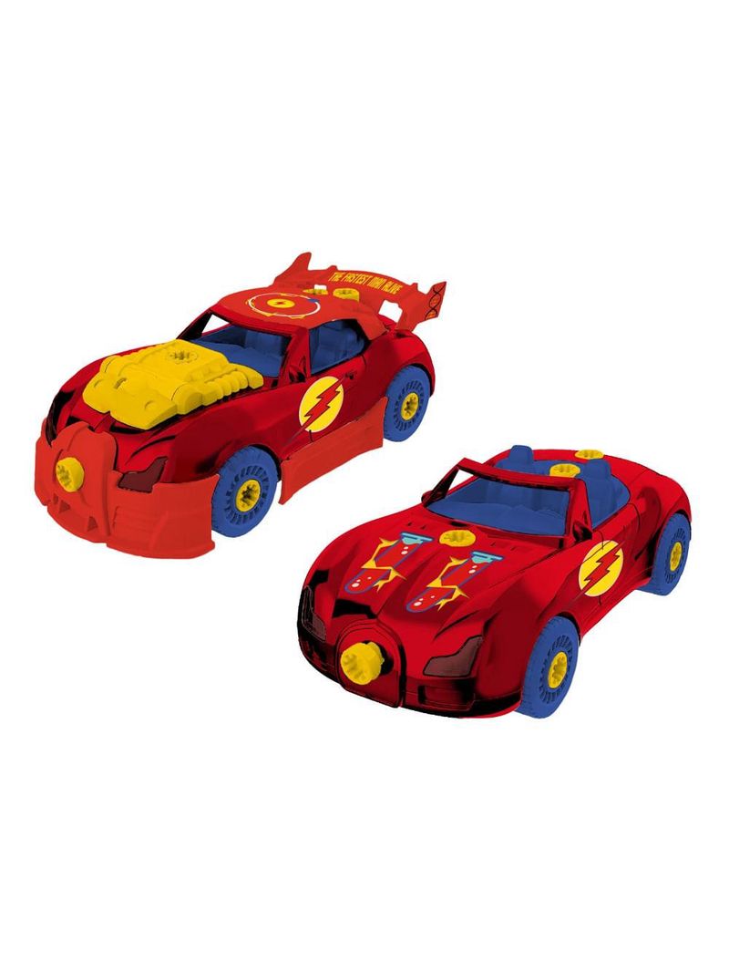 Carrinho de brinquedo flash 2 em 1 turbo tools bugatti dc multikids - br2159
