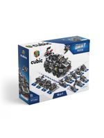 Blocos de montar cubic 12 em 1 polícia 572 peças multikids - br1095