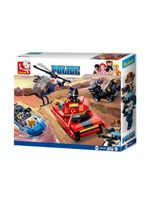 Blocos de montar cidade policial 460 peças multikids - br1334