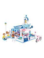 Blocos de montar cafeteria cubic 289 pcs multikids - br2280