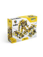 Blocos de montar cubic 12 em 1 city construção 573 peças multikids - br1093