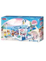 Blocos de montar cafeteria cubic 289 pcs multikids - br2280