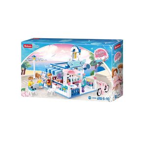 Blocos de montar cafeteria cubic 289 pcs multikids - br2280
