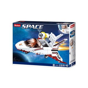 Blocos de montar nave espacial com 115 peças cubic multikids - br1340