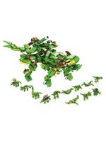 Blocos de montar cubic 25 em 1 dinossauro 577 peças multikids - br1615