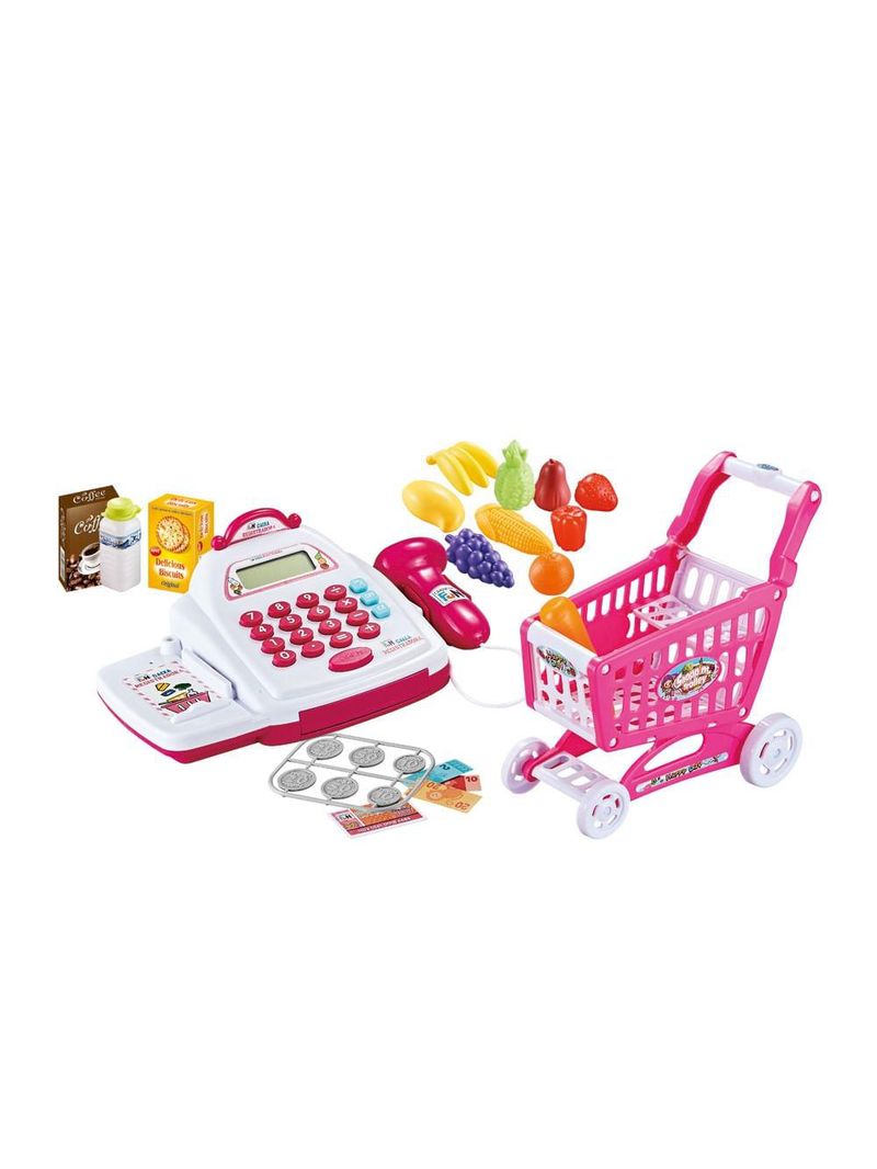 Caixa registradora com carrinho e produtos creative fun multikids - br2035