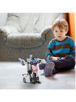 Carrinho transformável controle remoto megaformers auto police com luz multikids - br1487