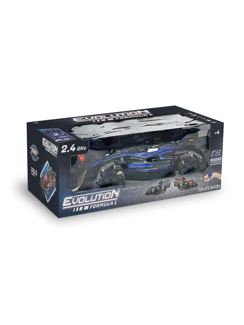 Carrinho de controle remoto formula 1 com luz e som multikids - br2260