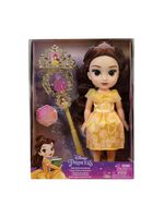 Boneca princesas disney bela com varinha e tiara multikids  - br2328
