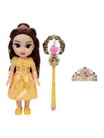 Boneca princesas disney bela com varinha e tiara multikids  - br2328