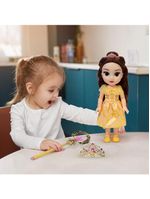 Boneca princesas disney bela com varinha e tiara multikids  - br2328