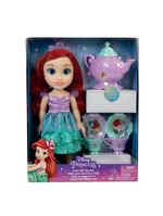 Boneca princesas disney ariel hora do chá com acessórios multikids - br1924