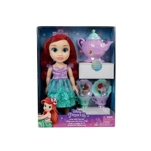 Boneca princesas disney ariel hora do chá com acessórios multikids - br1924